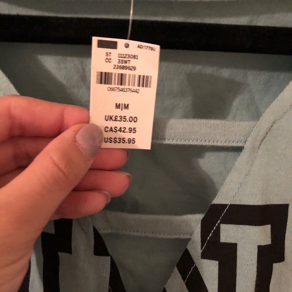 Pink crop top- BRAND NEW! - Picture 2 of 2